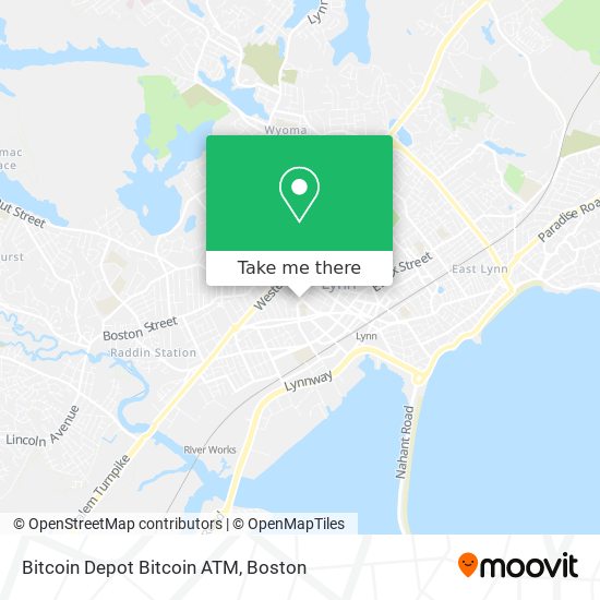 Mapa de Bitcoin Depot Bitcoin ATM