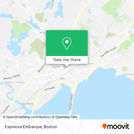 Espinosa Embarque map