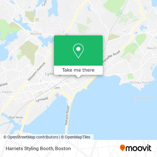 Harriets Styling Booth map