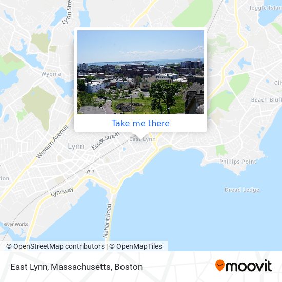 Mapa de East Lynn, Massachusetts