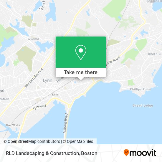 RLD Landscaping & Construction map