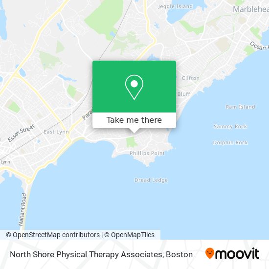 North Shore Physical Therapy Associates map