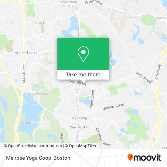 Melrose Yoga Coop map