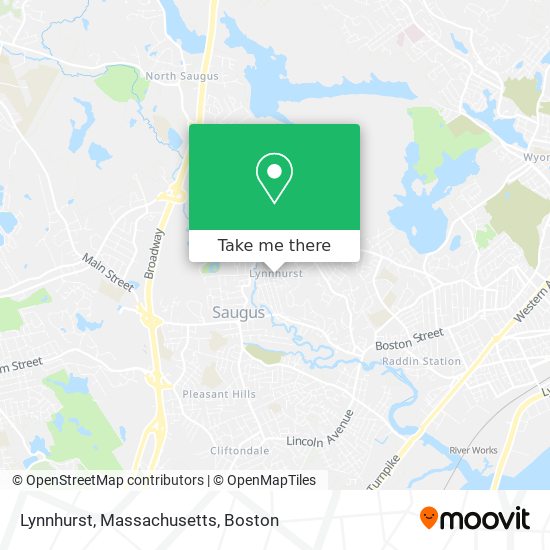 Lynnhurst, Massachusetts map