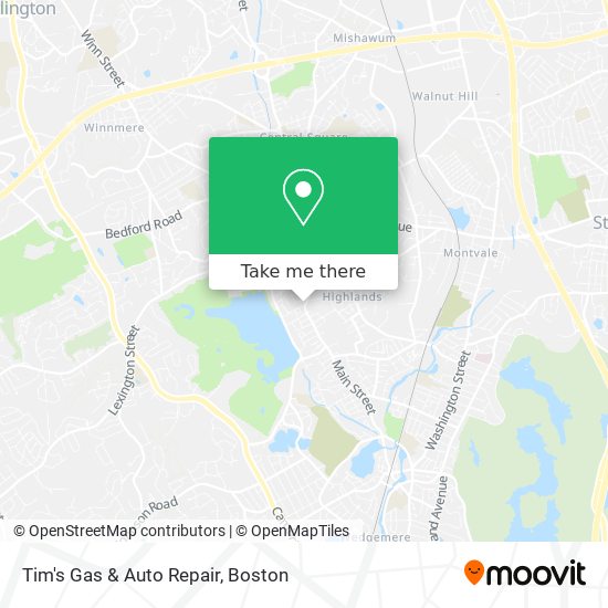 Tim's Gas & Auto Repair map