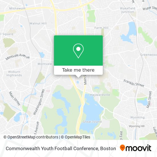 Mapa de Commonwealth Youth Football Conference