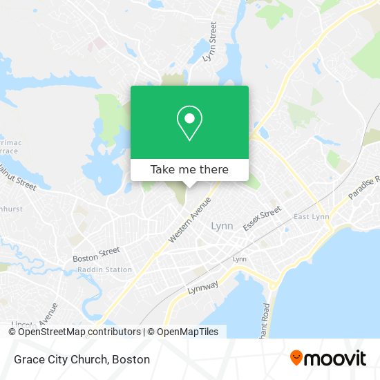 Grace City Church map