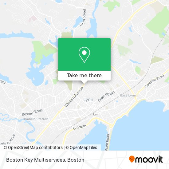 Mapa de Boston Key Multiservices
