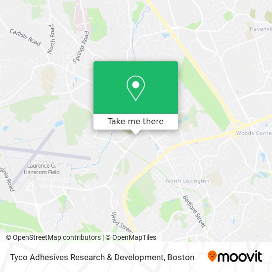 Mapa de Tyco Adhesives Research & Development