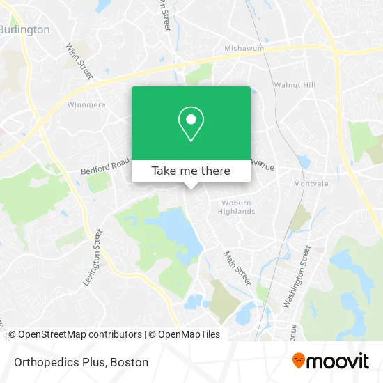 Orthopedics Plus map