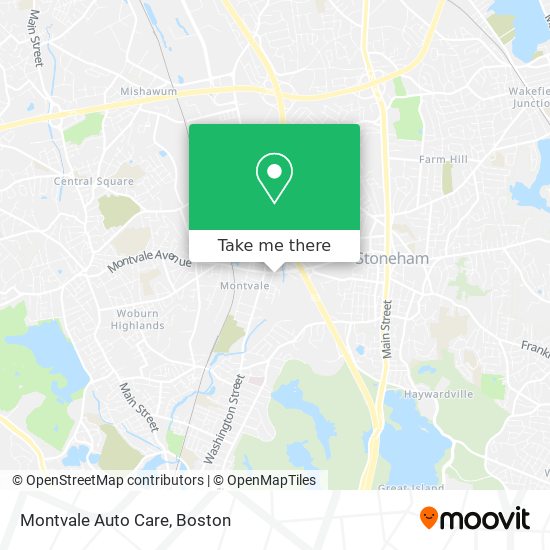 Montvale Auto Care map