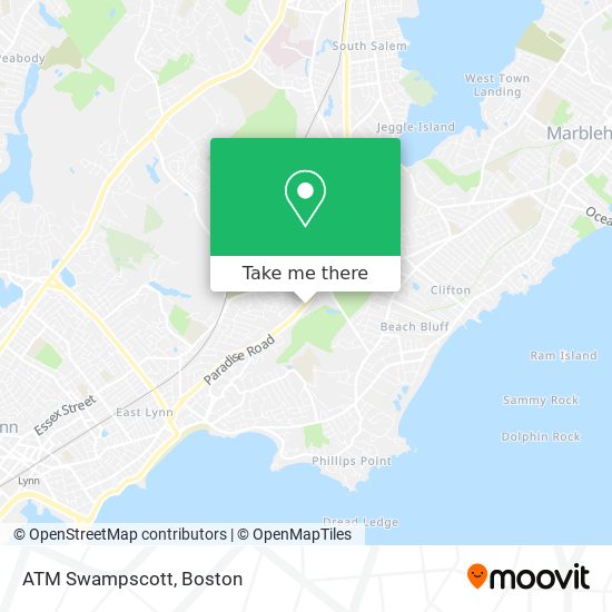 ATM Swampscott map