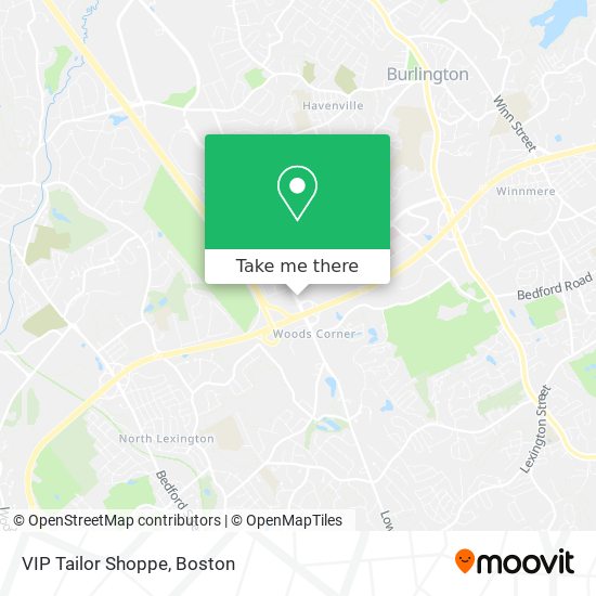 Mapa de VIP Tailor Shoppe
