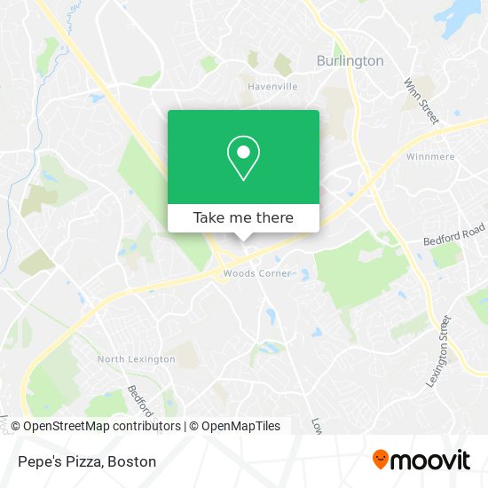 Pepe's Pizza map