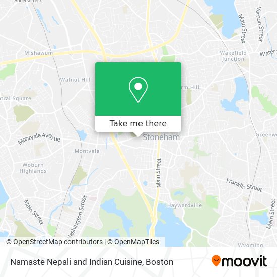 Mapa de Namaste Nepali and Indian Cuisine