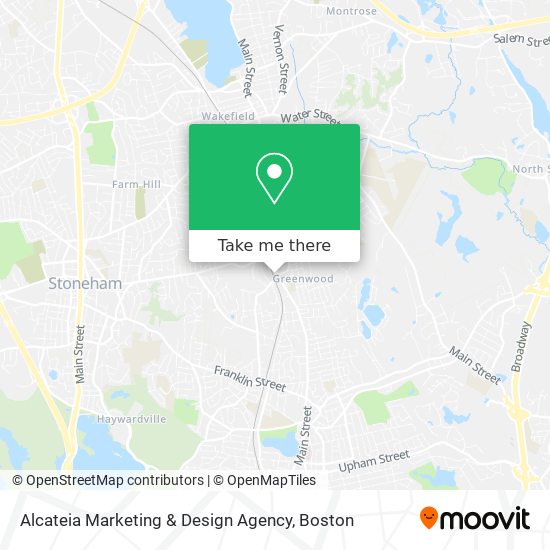 Mapa de Alcateia Marketing & Design Agency