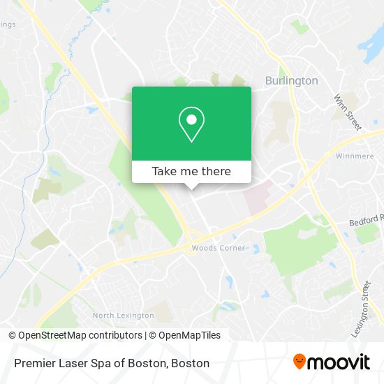 Premier Laser Spa of Boston map