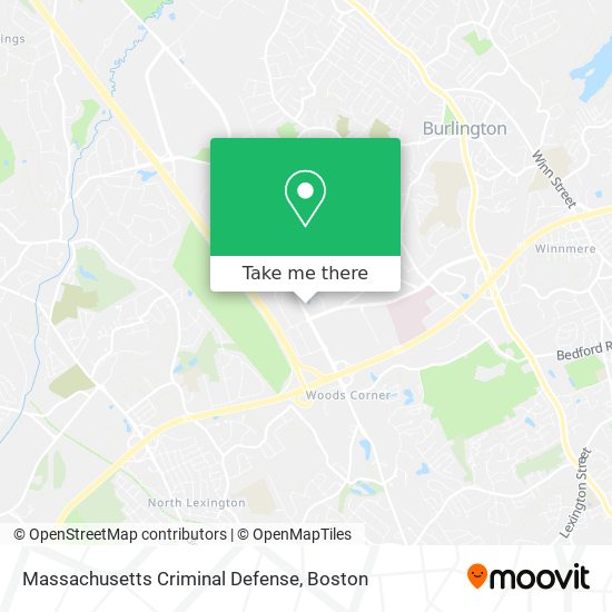 Massachusetts Criminal Defense map