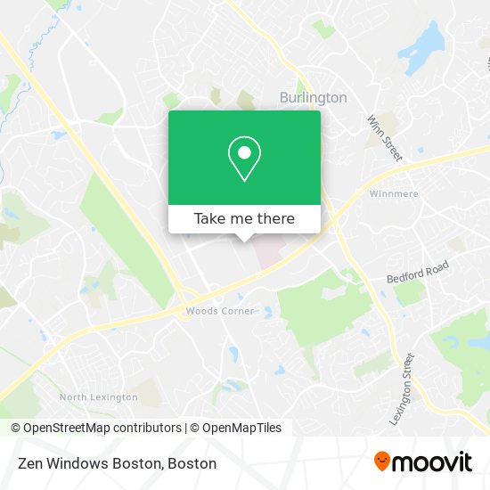 Mapa de Zen Windows Boston