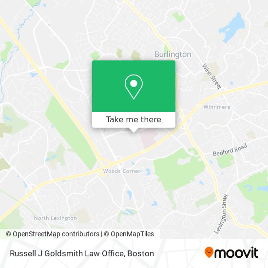 Russell J Goldsmith Law Office map