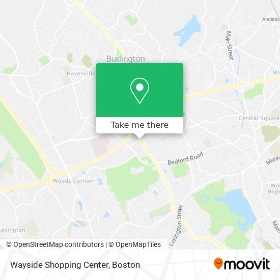 Mapa de Wayside Shopping Center