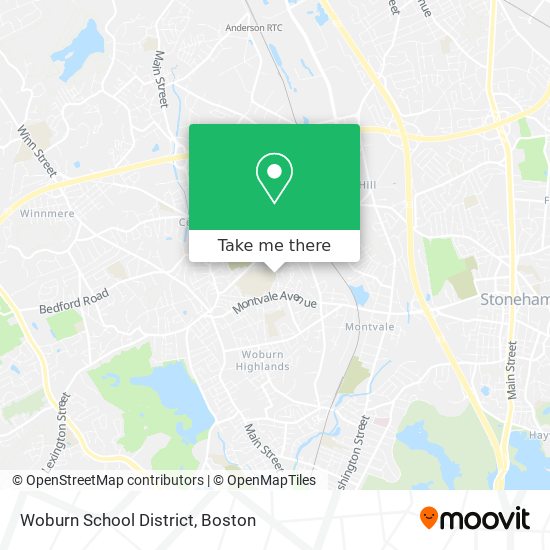 Woburn School District map