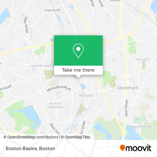 Boston Basins map