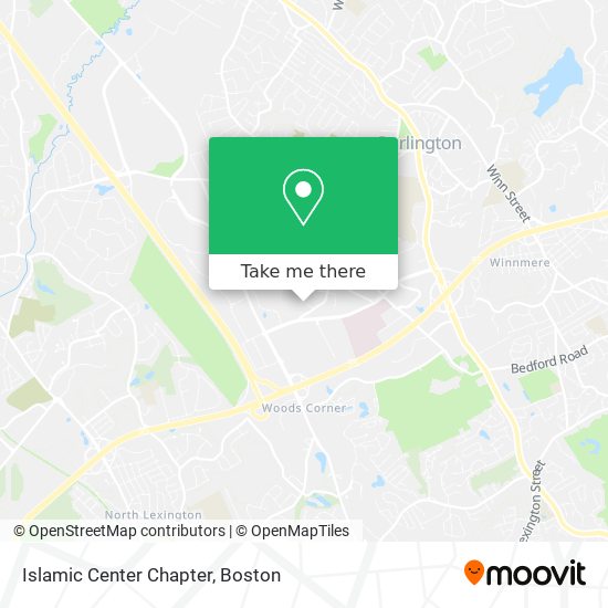 Islamic Center Chapter map