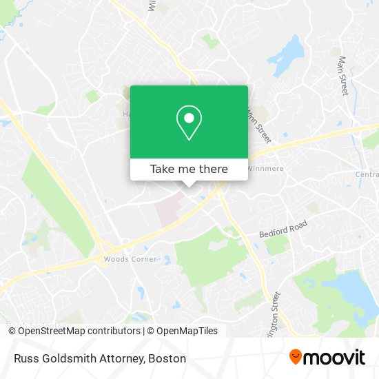 Russ Goldsmith Attorney map