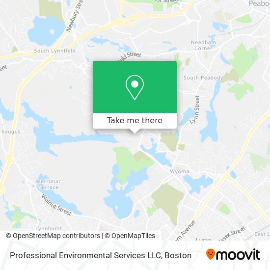 Mapa de Professional Environmental Services LLC