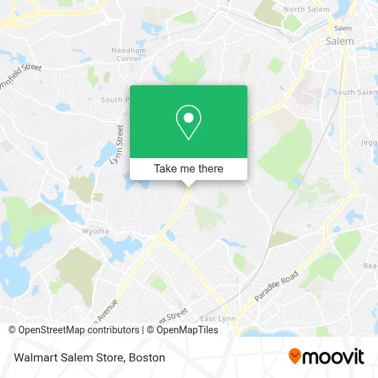 Walmart Salem Store map
