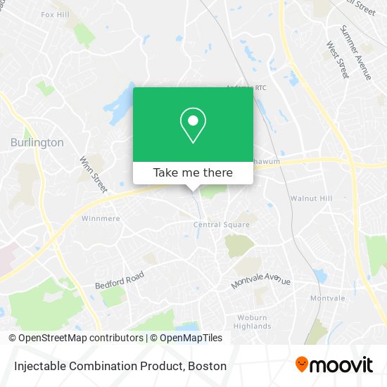 Mapa de Injectable Combination Product