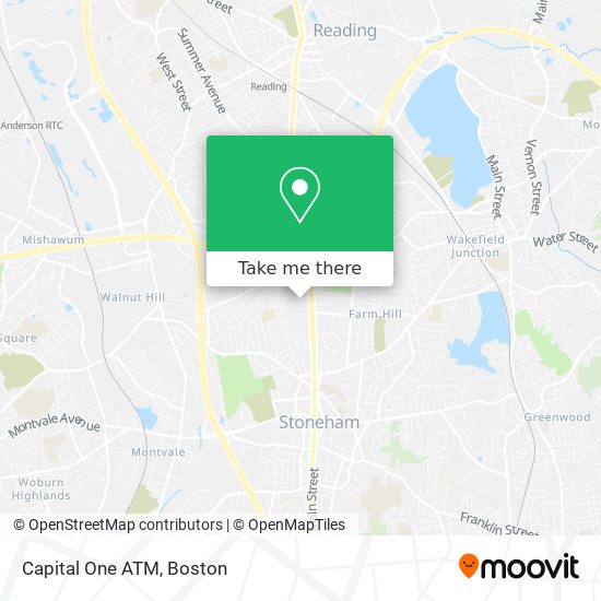 Mapa de Capital One ATM