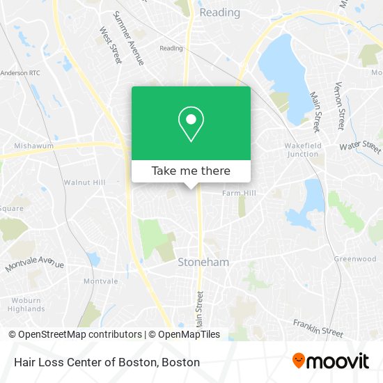 Mapa de Hair Loss Center of Boston