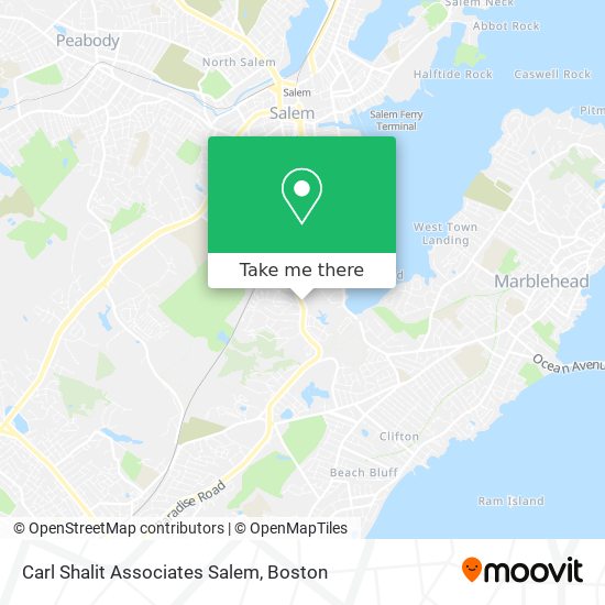 Carl Shalit Associates Salem map