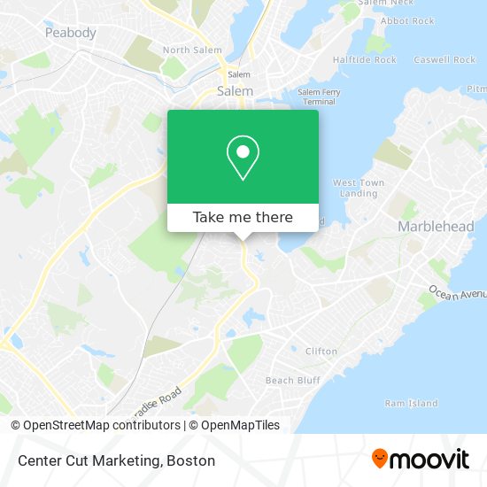 Center Cut Marketing map