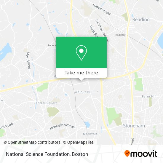 Mapa de National Science Foundation