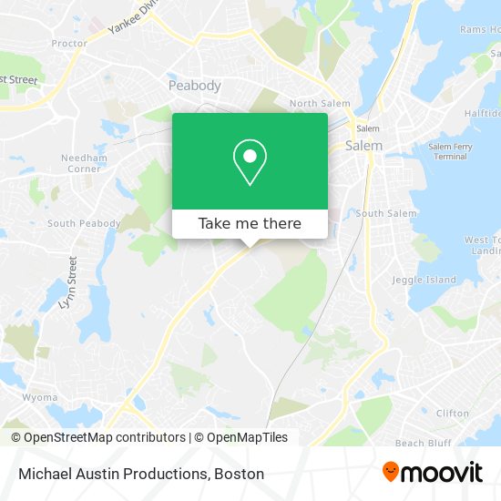 Michael Austin Productions map