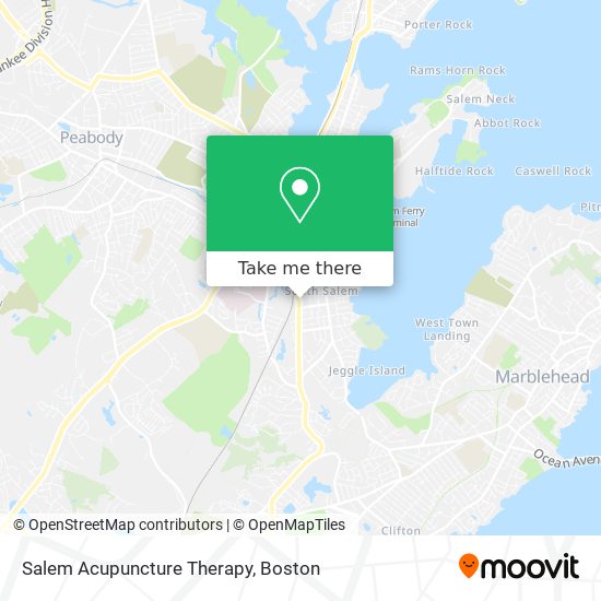 Mapa de Salem Acupuncture Therapy