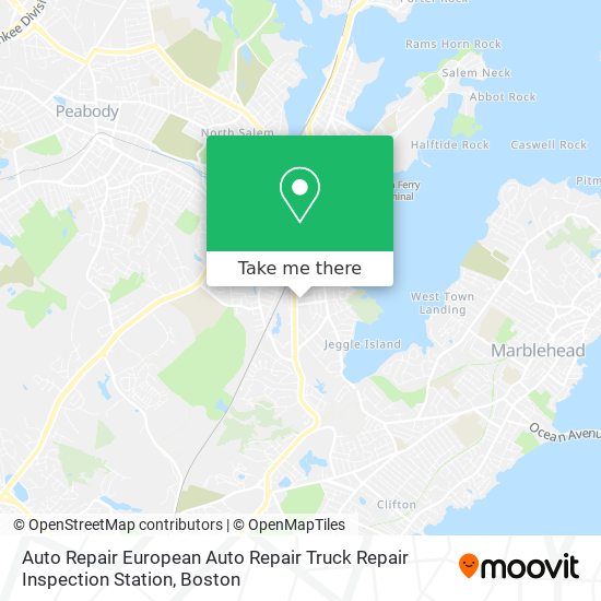 Mapa de Auto Repair European Auto Repair Truck Repair Inspection Station