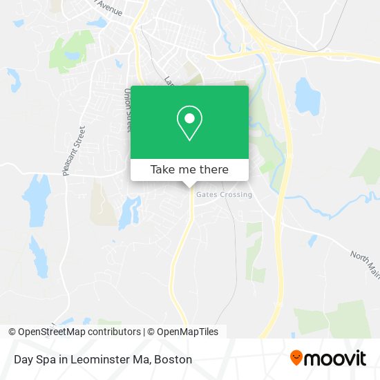 Mapa de Day Spa in Leominster Ma