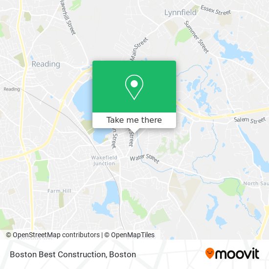 Boston Best Construction map