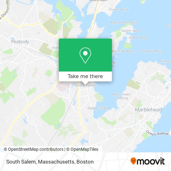 South Salem, Massachusetts map