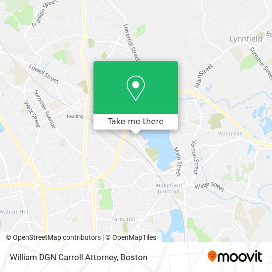 William DGN Carroll Attorney map