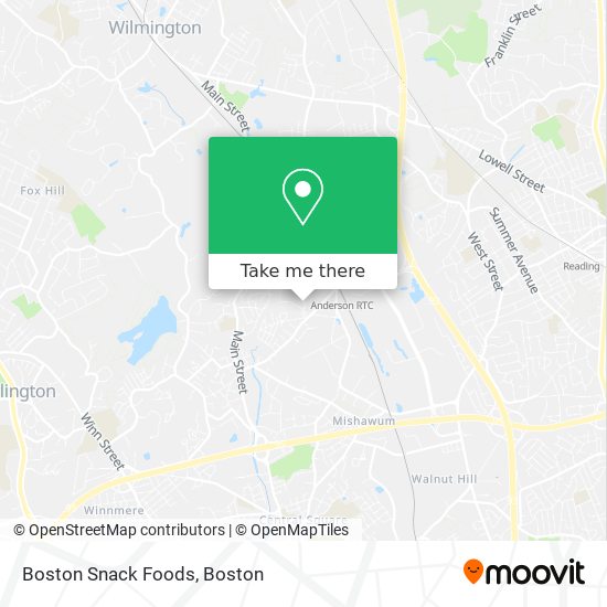 Boston Snack Foods map