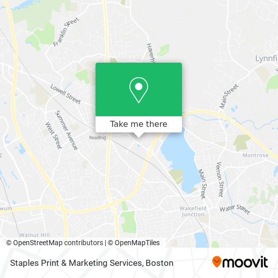 Staples Print & Marketing Services map