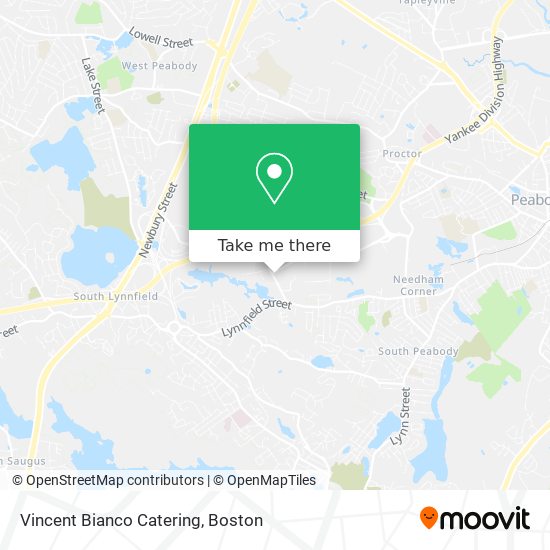 Vincent Bianco Catering map