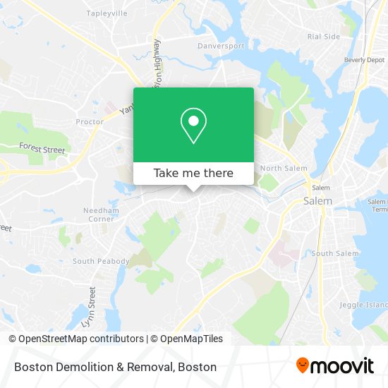 Boston Demolition & Removal map