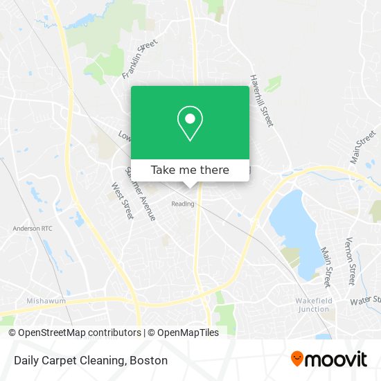 Daily Carpet Cleaning map