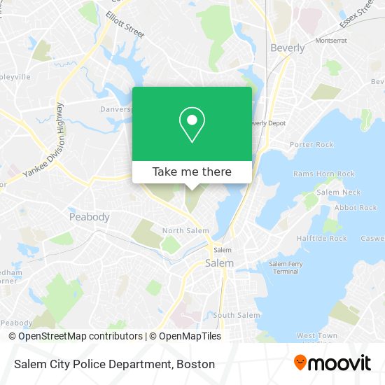 Salem City Police Department map